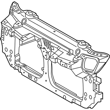 Nissan 62510-CD100 Support Assembly - Radiator Core, Center