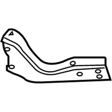 Nissan 62045-7S600 Bracket-Front Bumper LH