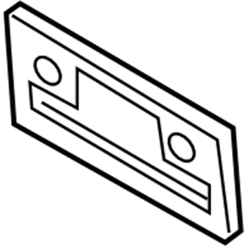 Nissan 96210-7S000 Bracket-Licence Plate