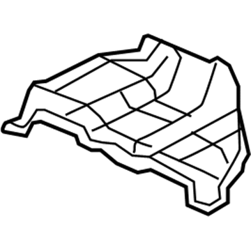 Honda 74621-SVA-A00 Cover, R. Middle Floor (Lower)