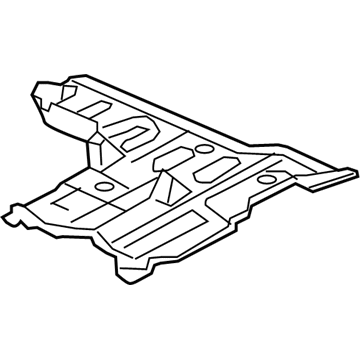 Honda 74626-SVA-A00 Cover, L. Middle Floor (Lower)