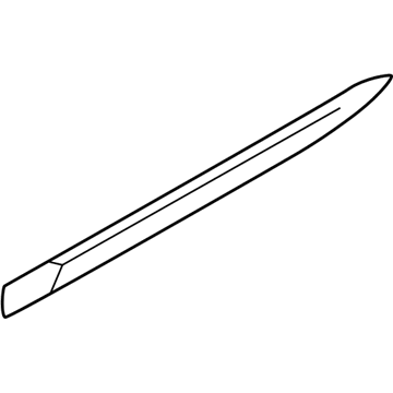 Nissan 82870-2Y906 Moulding-Rear Door, RH