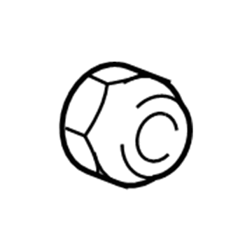 GM 19316154 Stabilizer Link Nut