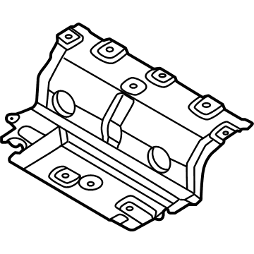 BMW 51-48-8-493-714 HEAT SHIELD, REAR MUFFLER, F