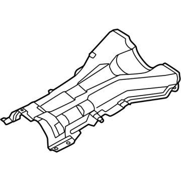 BMW 51-48-8-493-712 FUEL TANK HEAT INSULATION