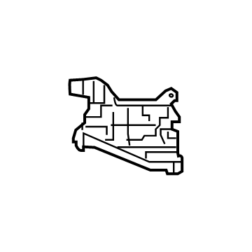 Toyota 61165-02021 BRACKET, INSTR PANEL