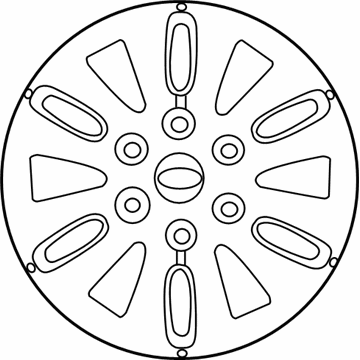 Kia 529604D800 Wheel Hub Cap Assembly