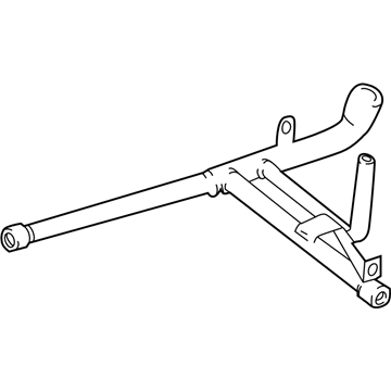 BMW 11-53-1-433-059 Heater Return Pipe