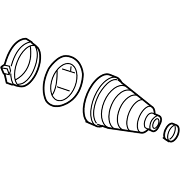 GM 22674176 Boot Kit, Rear Wheel Drive Shaft Tri-Pot Joint