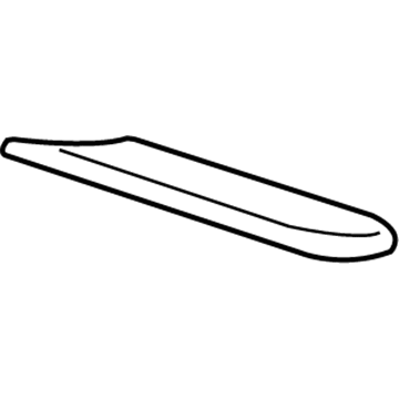 Lexus 52712-24060 Moulding, Front Bumper Side, RH