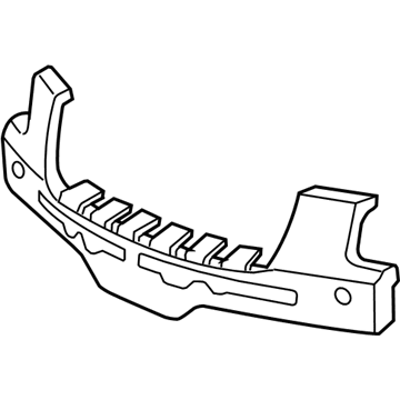 Lexus 52611-24070 Absorber, Front Bumper Energy