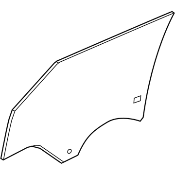 GM 23121253 Door Glass
