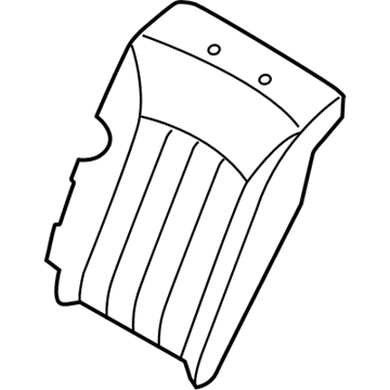 Hyundai 89360-3NDA0-XIR Rear Left-Hand Seat Back Covering