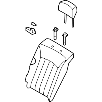 Hyundai 89300-3NDA0-WIR Back Assembly-Rear Seat