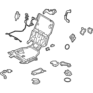 Hyundai 89500-3NDA1 Frame Assembly-Rear Seat Power, LH