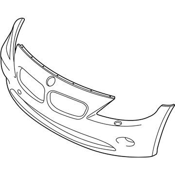 BMW 51-11-7-188-346 Panel, Bumper, Primed, Front