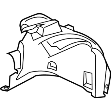 BMW 51-74-7-424-913 COVER, WHEELHOUSING, REAR, F