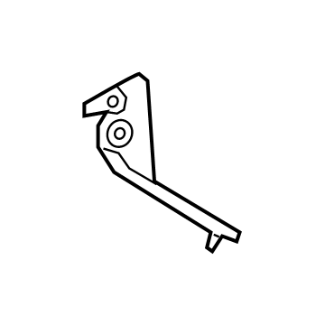 BMW 41-00-7-497-297 Cross Brace, Side Panel, Left
