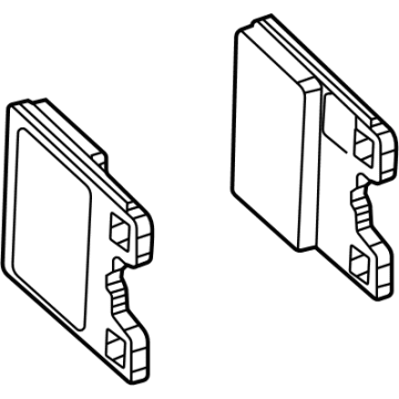 GM 13553895 PAD KIT-PARK BRK CLPR