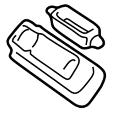 BMW 63-31-6-962-054 Interior Reading Light, Rear