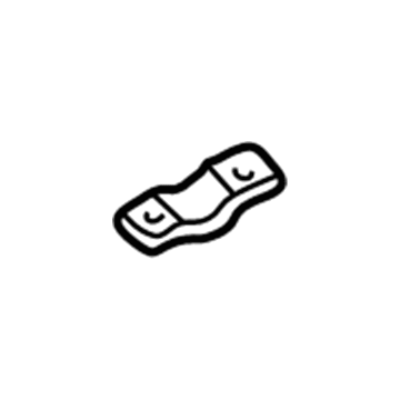 BMW 51-16-7-026-325 Bracket, Front Left Grab Handle