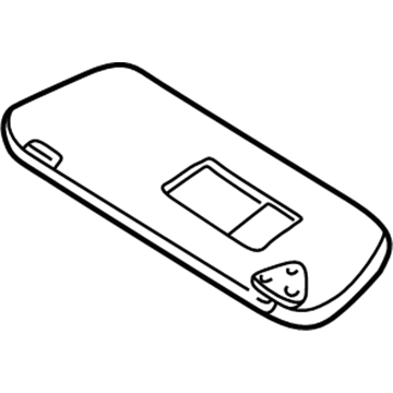 BMW 51-16-6-952-559 Left Sun Visor Make-Up Lamp