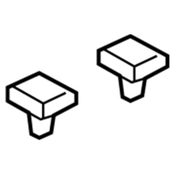 GM 92138865 Rear Sill Plate Retainer