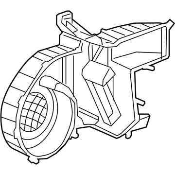 GM 84144097 AC & Heater Case