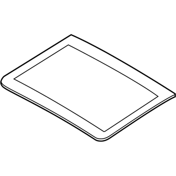 BMW 54-10-7-445-461 Glass Cover, Front