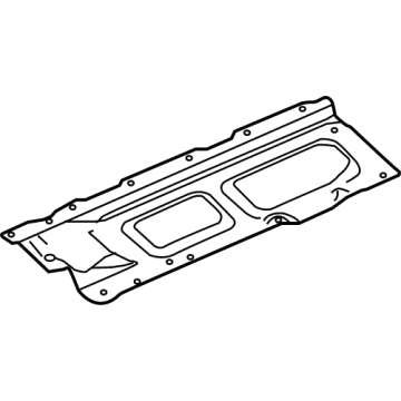 Infiniti 748B0-5NA5E GUSSET - FLOOR REAR RH