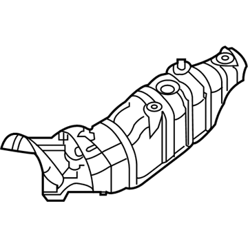 Nissan 74753-ET000 INSULATOR-Heat, Front Floor