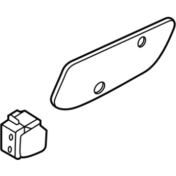 Kia 89187P2100GYT GARNISH-Rr Cushion, L