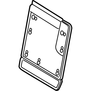 Toyota 71701-0C020-B0 Seat Back Panel