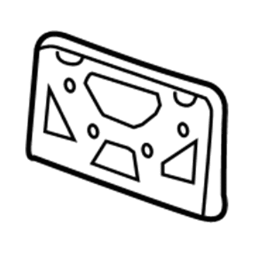 GM 10379556 License Bracket