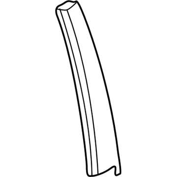 Honda 72470-S84-A00 Garnish, L. FR. Door Sash