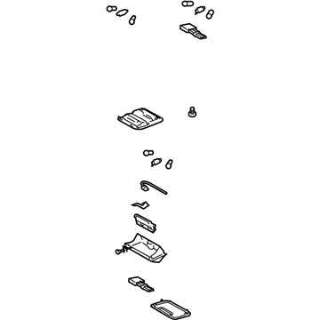 Lexus 81260-48240-A0 Lamp Assy, Map