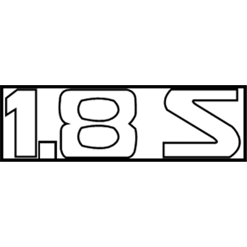 Nissan 84896-6Z600 Trunk Lid Emblem