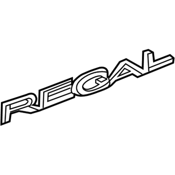 GM 13332584 Nameplate