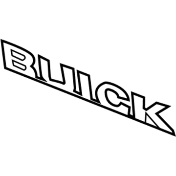 GM 39123812 Nameplate