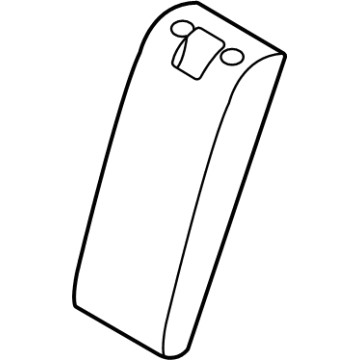 BMW 52-20-6-977-808 COVER, BACKREST, CENTER, LEA