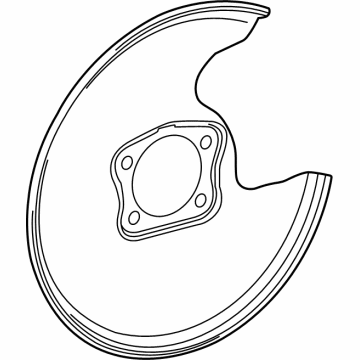 Lexus 47881-F6010 COVER, DISC BRAKE DU