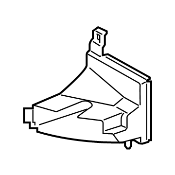 BMW 51-74-7-475-271 AIR DUCT, EXTERIOR RADIATOR