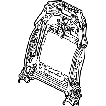 BMW 52-10-7-410-469 Backrest Frame, Electrical