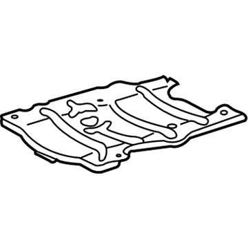 Lexus 12121-0A011 Plate, Oil Pan Baffle, NO.1