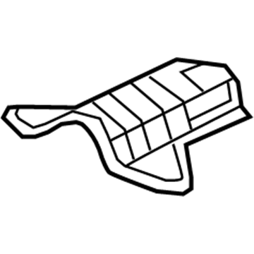 Honda 74602-TS8-A00 Plate B, Floor Heat Baffle