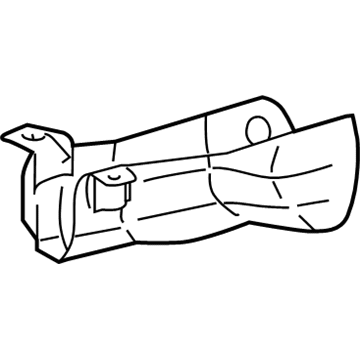 Ford XL3Z-5G221-CA Exhaust Shield