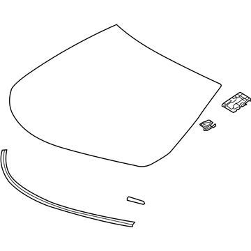 Lexus 56101-11902 Windshield Glass Sub-Assembly