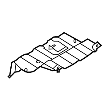 Kia 28795L1000 Protector-Heat Rear