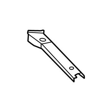 BMW 51-64-8-737-285 BRACKET, AUX. RADIATOR, LOWE:519901