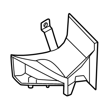 BMW 51-74-8-082-527 AIR DUCT, EXTERIOR RADIATOR, :517110